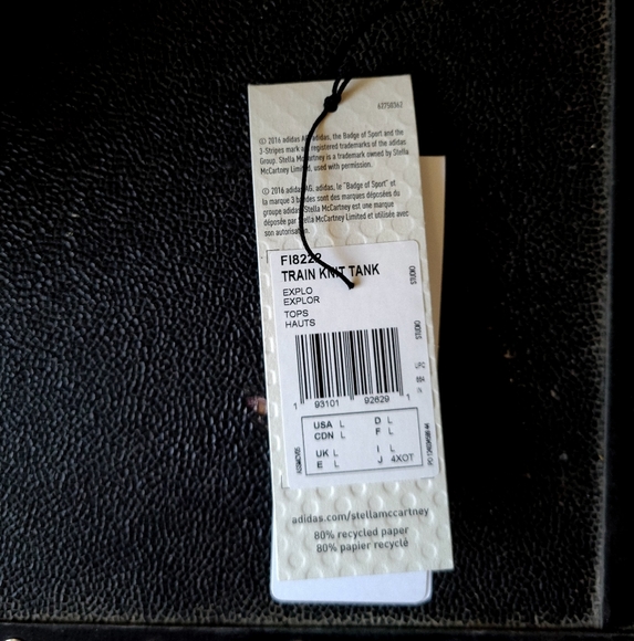 Adidas Stella McCartney knit tank- mauve - Picture 7 of 7